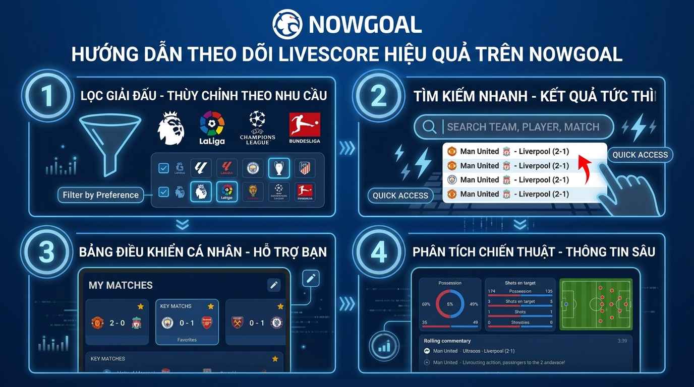 Hướng dẫn soi kèo trên Nowgoal cho người mới