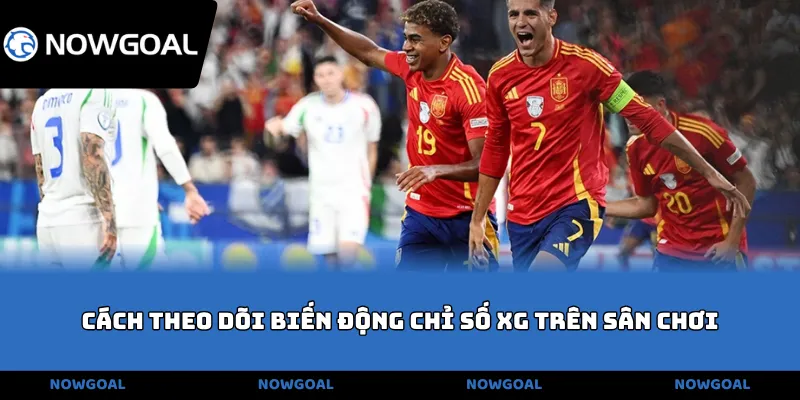 Cách theo dõi biến động chỉ số xG trên sân chơi