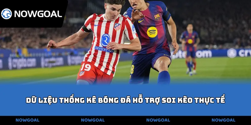 Dữ liệu thống kê bóng đá hỗ trợ soi kèo thực tế
