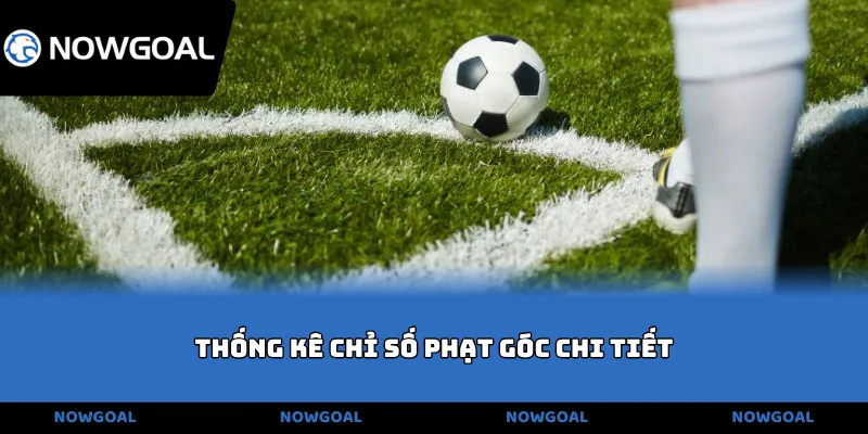 Thống kê chỉ số phạt góc chi tiết